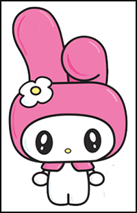 How to Draw Keroppi from Hello Kitty with Easy Step by Step Drawing  Tutorial - How to Draw Step by Step Drawing Tutorials