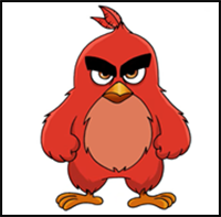 How to Draw Red | The Angry Birds Movie