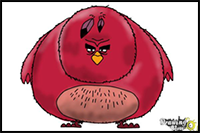 How to Draw Terence from The Angry Birds Movie