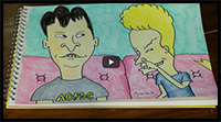 Beavis and Butt-Head Speed Drawing