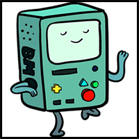 Learn How to Draw BMO - Adventure Time Characters