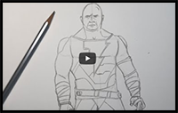 How to Draw Black Adam 2022 (EASY DRAWING TUTORIAL)