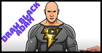How to Draw Black Adam