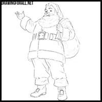 How to Draw Santa Claus