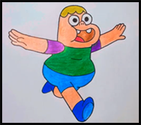How to Draw Clarence from Cartoon Network
