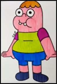 How to Draw and Color Clarence