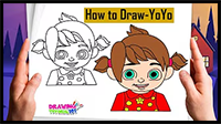 How to Draw Yoyo from Cocomelon