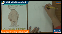 Character Drawing w/Avivah - Curious George
