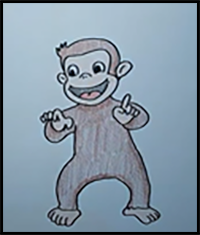 How to Draw Curious George Step by Step