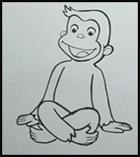 How to Draw Curious GEORGE Step by Step