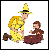 How to Draw Curious George for Kids