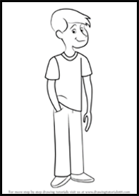 How to Draw Steve from Curious George