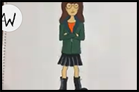 How to Draw to Daria Morgendorffer