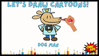 How to Draw Dog Man | Drawing Tutorial for Kids