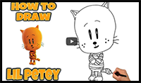 How to Draw Lil Petey | Dog Man Movie