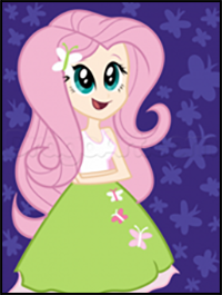 How to Draw Fluttershy from Equestria Girls