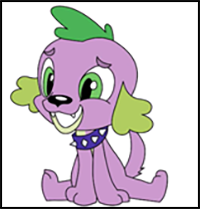 How to Draw Spike from Equestria Girls