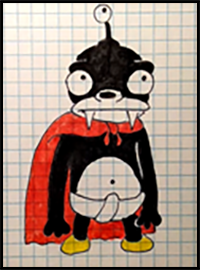 How to Draw Lord Nibbler from Futurama