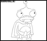 How to draw Lord Nibbler from Futurama