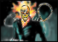 How to Draw Ghost Rider