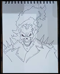 Become a Pro: Draw Ghost Rider with Ease!