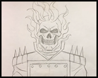 How to Draw Ghost Rider