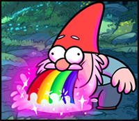 How to Draw Steve, Gnomes from Gravity Falls