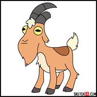 How to Draw Gompers the Goat