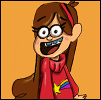 How to Draw Mabel from Gravity Falls