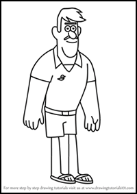 How to Draw Hank from Gravity Falls