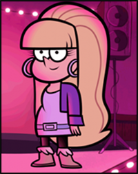 How to Draw Pacifica Northwest, Pacifica Northwest from Gravity Falls