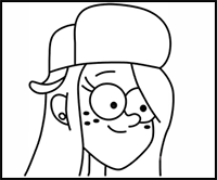 How to Draw Gravity Falls Characters - Wendy Corduroy