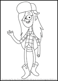 How to Draw Wendy from Gravity Falls
