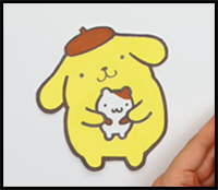 How to Draw Pompompurin | Hello Kitty Crafts