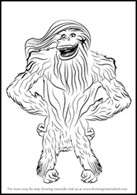 How to Draw Female Kong from Ice Age