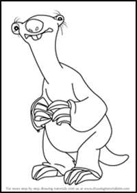 Drawing Ice Age #71558 (Animation Movies) – Printable coloring pages