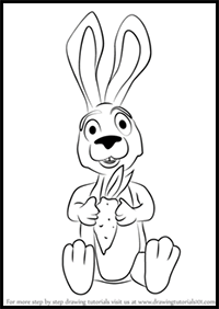 How to Draw Hare from Masha and the Bear