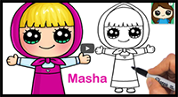 How to Draw Masha | Masha and the Bear