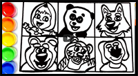Draw Masha and the Bear Characters | Masha and the Bear