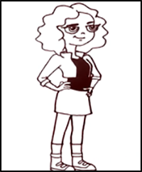 How to Draw Melissa Chase from Milo Murphy's Law