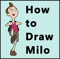 How to Draw Milo Murphy from Disney’s Murphy’s Law – Easy Step by Step Drawing Tutorial for Kids