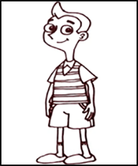 How to Draw Milo Murphy from Milo Murphy's Law