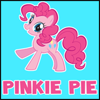 How to Draw Pinkie Pie from My Little Pony Friendship is Magic