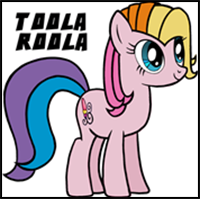 How to Draw Toola-Roola From My Little Pony Easy Step by Step Drawing Tutorial