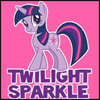 How to Draw Twilight Sparkle from My Little Pony Friendship is Magic Drawing Tutorial