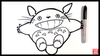 How to Draw My Neighbor Totoro - Easy Pictures to Draw