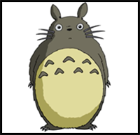 How to Draw Totoro | My Neighbour Totoro