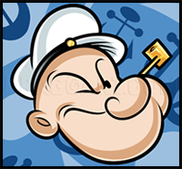 How to Draw Popeye Easy