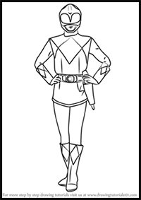 How to Draw Pink Ranger from Power Rangers