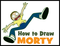 How to Draw Morty from Rick and Morty Easy Step-by-Step Drawing Tutorial